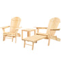 Gardeon 3 Piece Outdoor Beach Chair and Table Set