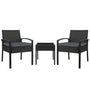 Gardeon 3-piece Outdoor Set - Black