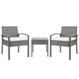 Gardeon 3-piece Outdoor Set - Grey